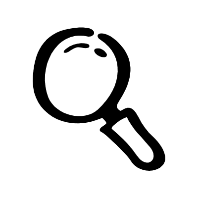 Magnifier Element from Beveled Scribbles Set