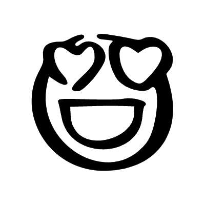 Smiley Love Element from Beveled Scribbles Set