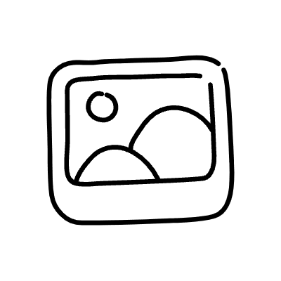 Line Picture Non Filled Element from Variable Scribbles Set
