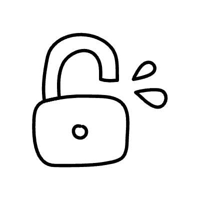 Line Unlock Non Filled Element from Variable Scribbles Set