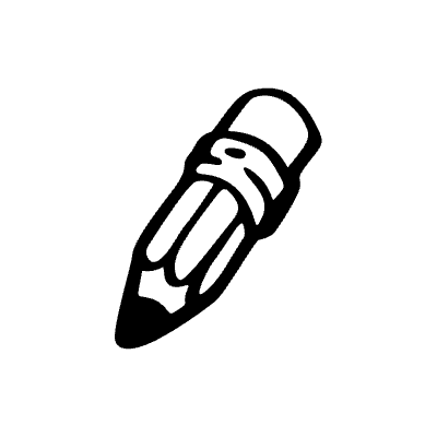 Pencil Element from Beveled Scribbles Set