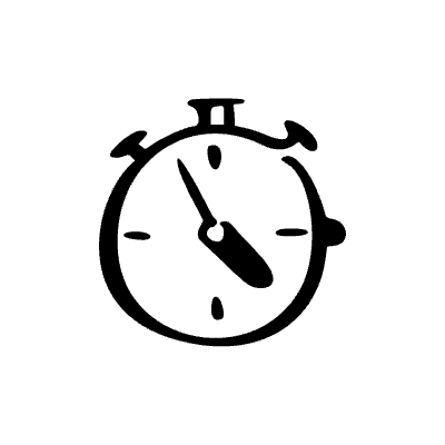 Stopwatch Element from Beveled Scribbles Set