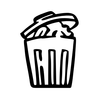Trashcan Element from Beveled Scribbles Set
