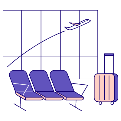 Airport Illustration from Bangalore - Pro Set
