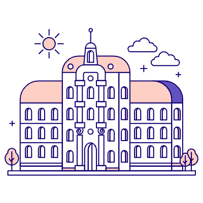 City Hall 2 Illustration from Bangalore - Pro Set