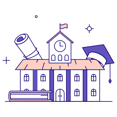 College University 1 Illustration from Bangalore - Pro Set