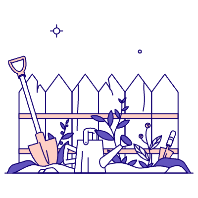 Garden Illustration from Bangalore - Pro Set