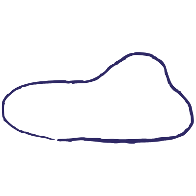 Minimalist Cloud Element from Inked Shapes Set