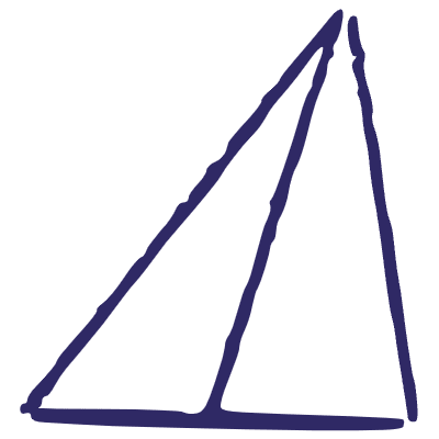 Minimalist Papaerplane Element from Inked Shapes Set