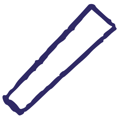 Minimalist Square 1 Element from Inked Shapes Set
