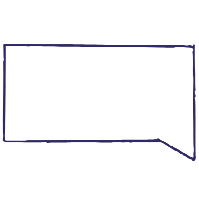 Minimalist Text Bubble Element from Inked Shapes Set