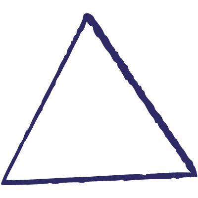 Minimalist Triangle 3 Element from Inked Shapes Set