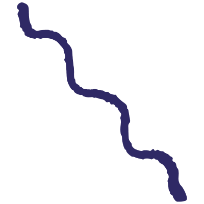 Lines Long Wiggle Element from Inked Shapes Set