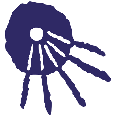 Manmade Overlaps Circle Line Element from Inked Shapes Set