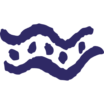 Manmade Wave Dots Element from Inked Shapes Set