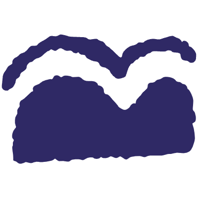 Nature Curvy Water Element from Inked Shapes Set