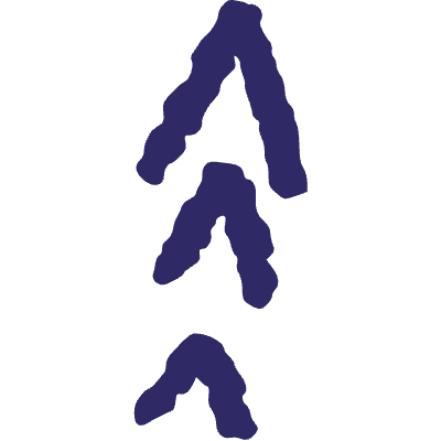 Repeating Arrow Element from Inked Shapes Set