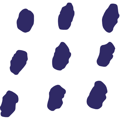 Repeating Raindrop Element from Inked Shapes Set