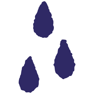 Repeating Water Drop Element from Inked Shapes Set