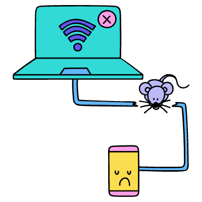 Connectivity No Internet Illustration from Dhaka Set