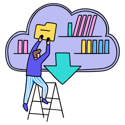 Downloading Illustration from Dhaka Set