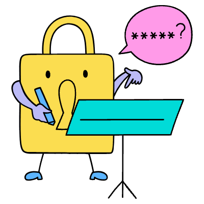 Enter Your Password Illustration from Dhaka Set