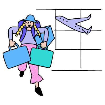 Traveling Illustration from Dhaka Set