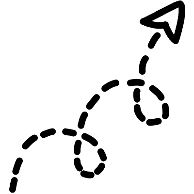 Dashed Spiral Arrow Line 9 Element from Variable Scribbles Set