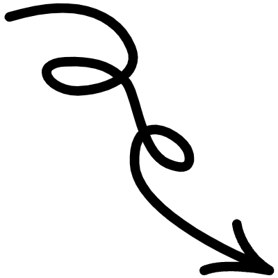 Spiral Arrow Line 13 Element from Variable Scribbles Set