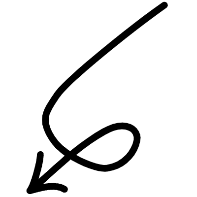 Spiral Arrow Line 16 Element from Variable Scribbles Set