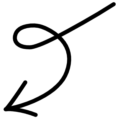 Spiral Arrow Line 22 Element from Variable Scribbles Set