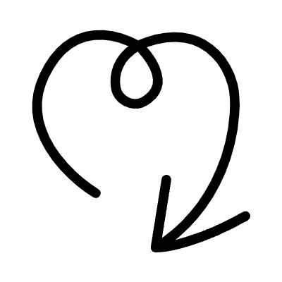 Spiral Arrow Line 5 Element from Variable Scribbles Set
