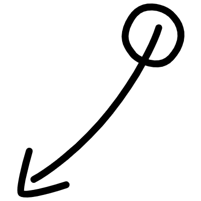 Strategy Arrow Line Element from Variable Scribbles Set