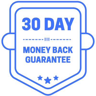 30 Day Money Back Guarantee Bookmark Element from Vector Badges Set