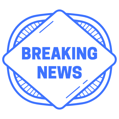 Breaking News Square Element from Vector Badges Set