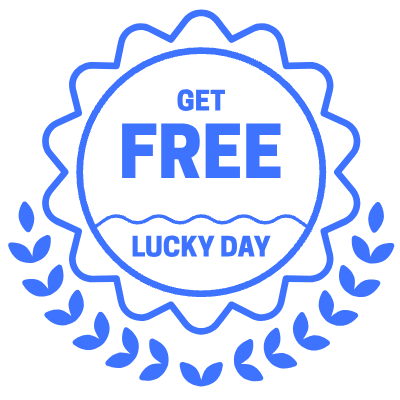 Get Free Lucky Day Award Element from Vector Badges Set