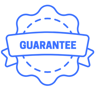 Guarantee Award Ribbon Element from Vector Badges Set