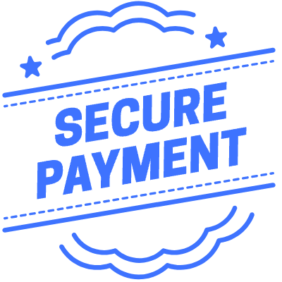 Secure Payment Star Element from Vector Badges Set