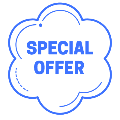 Special Offer Flower Element from Vector Badges Set
