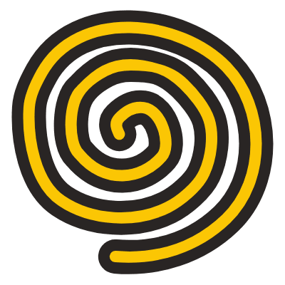 Abstract Spiral Element from Fun Stickers Set