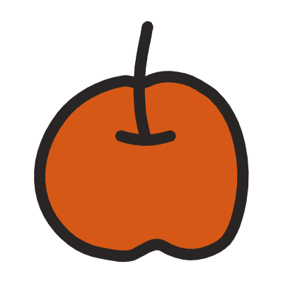 Apple Element from Fun Stickers Set