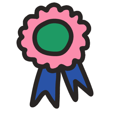 Award Badge Element from Fun Stickers Set