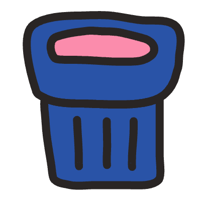 Bin Element from Fun Stickers Set