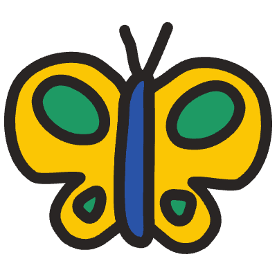 Butterfly Element from Fun Stickers Set