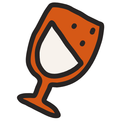 Champagne Drink Element from Fun Stickers Set