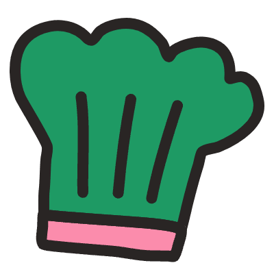 Cook Hat Element from Fun Stickers Set