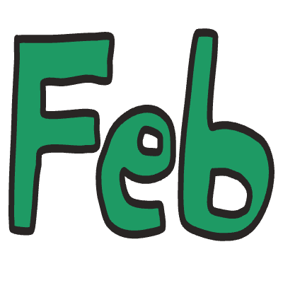 February Element from Fun Stickers Set