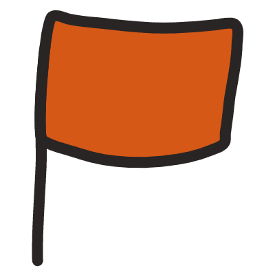 Flag 1 Element from Fun Stickers Set