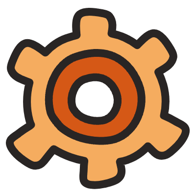 Gear Setting Element from Fun Stickers Set