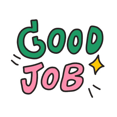 Good Job Element from Fun Stickers Set